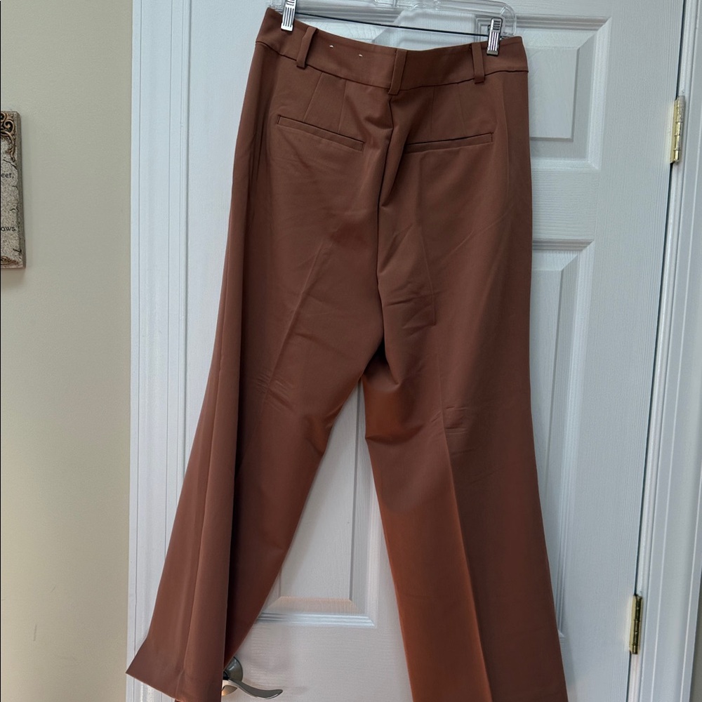LOFT Women's Pink Wide Leg Pants - Picture 4 of 4